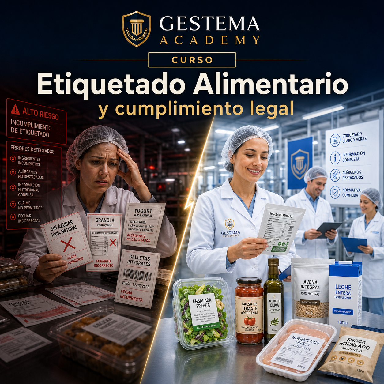 Curso Etiquetado alimentario y cumplimiento legal | Gestema Academy
